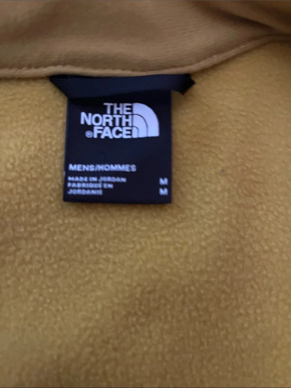 The North Face gold Half-Zip Fleece Pullover